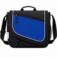  Shoulder Bag, 15.6-Inch Laptop Shoulder Bag, Blue Black, Work School