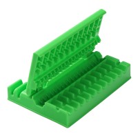 BBQ Skewer Maker Tool, Portable Green Kabob Skewering Mold for Meat, Vegetables, Tofu & Kebab Prep, Reusable Plastic Grill Accessory for Outdoor Barbecue and Kitchen Cooking
