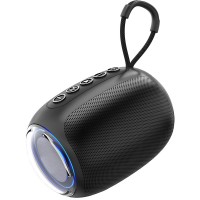 XZL Portable Bluetooth Speaker, TWS Wireless Speaker with RBG Lights, AUX, 12 Hours Playtime, Built-in Microphone, for PC, Tablet, Phone - BS-01