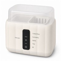 Double Bottle Warmer, 5 Modes with Timer, White