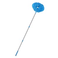 Ceiling Fan Duster, Reusable Microfiber Cleaner with Extension Pole for Home, Wall, Window Cleaning (Single) - chuchendan1Bl