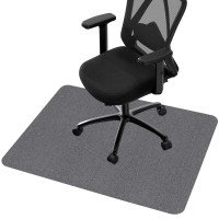 Chair Mat for Hardwood Floors, 140 x 100 cm Non-Slip Office Chair Mat for Rolling Chairs, Floor Protector Rug for Home Office, Study, Bedroom Model P0350 – Grey