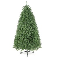  7FT Artificial Christmas Tree  Full Realistic Pine Branches  Easy Foldable Assembly with Sturdy Metal Stand  Classic Holiday Tree for Home, Living Room, Office Model BG065T1383