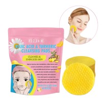200pcs (5 Packs)  Deep Pore Facial Cleansing Pads with Vitamin C & Glycerin  Brightening, Exfoliating & Acne Control for All Skin Types. 