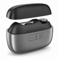 Electric Nail Clipper with Grinder, Light and USB-C, Gray