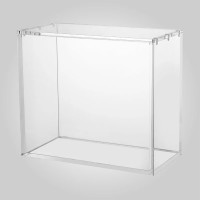 Acrylic Booster Box Display Case Clear Magnetic Top-Loading Storage Protector, 20 x 10 x 17.5 cm Transparent Collectible Case for Trading Cards, Figures & Display Collection