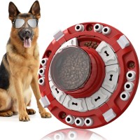 Interactive Dog Puzzle Feeder Toy – 3-Level Adjustable Food Dispenser for Dogs, Slow Feeder Brain Game Toy, Mental Enrichment Treat Puzzle with Press Mechanism – Durable & Non-Slip Design