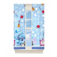 Kids Room Darkening Drapes, 2 Panels Window Curtains, 107 x 160 cm Each – Cartoon & Character Drapery Panels for Bedroom & Playroom