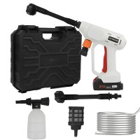 Cordless Electric Power Spray, 500 PSI High Pressure Car Washer Cleaner Tool - KJ-9902