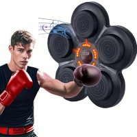 Intelligent Boxing Machine, Bluetooth Music Boxing Training Pad for Kids, Adults, Small Spaces, Relief Training,for Home,Office, Apartment Workouts - QB01