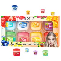 Lip Balm Set, 8 Pack Fruit Scented Moisturizing Balm, 7g, Daily Care
