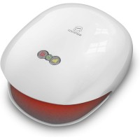 Wireless Hand Massager with Heat, 3 Compression Levels, Rechargeable Cordless Finger & Palm Massager, USB Charging, Portable White Relaxation Device for Home Office Travel