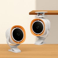 Portable Clip-On Fan with Digital Display, 360° Adjustable, Strong Airflow & Quiet Motor, Rechargeable USB Desk Fan with Clamp for Baby Stroller, Car, Treadmill, Office, Bedroom Model M12B