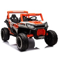 2025 XXL UTV Buggy NEL-913 Two Seater 24V Kid Ride on Car (Orange)