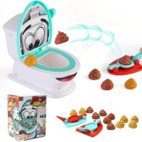 Poop Shoot Toilet Game for Kids & Families – Funny Poop Launching Game with Toilet Target, Catapult & 12 Poops – Hilarious Indoor Game for Ages 4+ – Pro Shot Edition (Model 007-125)