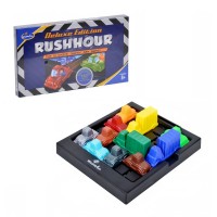 Deluxe Edition Children’s Traffic Rush Hour Puzzle Game, Traffic Jam Puzzle Board Game with 182 Challenges for Kids, Beginners, Experts - 168-1 