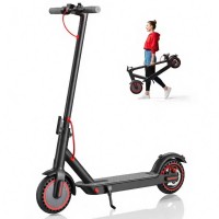  Electric Scooter for Adults, 350W Foldable Commuter E Scooter with App Control, 8.5" Honeycomb Tires, Dual Brakes, 10.4Ah Battery, Up to 30 km/h, Black