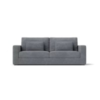 Modern 3 Seater Sofa, 212 x 93 cm Upholstered  Lounge Sofa with Compressed Cushions and Detachable Cover for Home, Living Room, Small Spaces - W570P2244