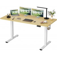 Electric Standing Desk 63"x24", Height Adjustable Sit Stand Desk with Digital Control Panel, Memory Presets & Headphone Hook – Ergonomic Workstation for Home Office-Model Number-162W