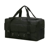 Large Travel Duffel Backpack Bag, 67 cm Black Convertible Weekender Luggage with Top Handles, Multiple Pockets, Side Zipper Storage for Gym, Road Trips, Camping and Overnight Travel
