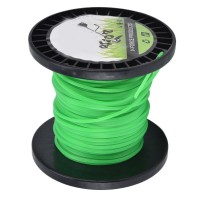 String Trimmer Line 2.0mm x 100m, Green Nylon Replacement Trimmer Cord, Durable Round Weed Eater Line for Lawn Mowers, Grass Trimmers and Garden Edging