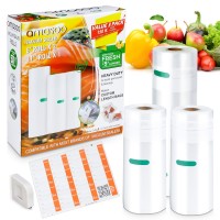 Vacuum Sealer Rolls 3 Pack 8 in and 11 in 150 ft Total
