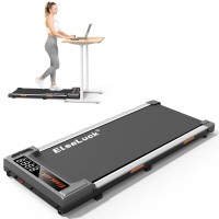 Walking Pad Treadmill  Under Desk Treadmill 2.5HP  Quiet Portable Walking Treadmill with Remote & LED Display  265 lb Capacity  Slim Compact for Home Office