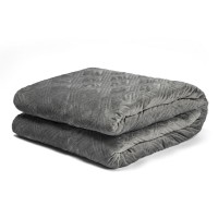 Weighted Blanket with Duvet Cover, 20 LBS, 80" x 87" inch Queen Size Heavy Blanket, Hypoallergenic & Odorless, Relieves Stress & Anxiety (Grey)