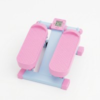 Mini Stepper with Bands, LCD, Pink Home Fitness Machine